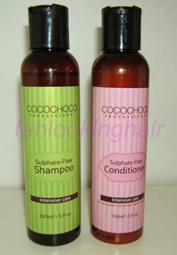 COCOCHOCO Keratin Sulfat Frei Nachpflege 150ml Shampoo & 150ml Haarspülung Set
