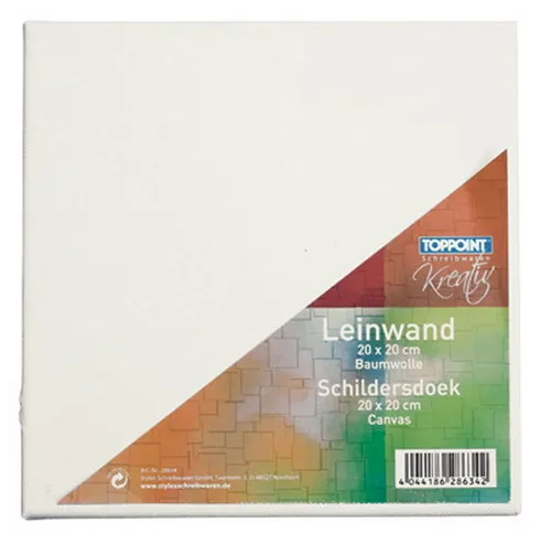 Stylex Schreibwaren Leinwand Leinwand / bespannter Keilrahmen / Größe: 20x20cm