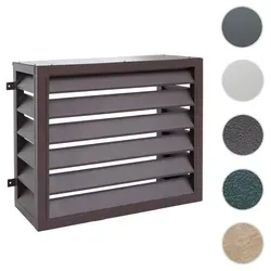Verkleidung für Klimaanlage/Wärmetauscher HWC-O43, Metall 73x97x38cm