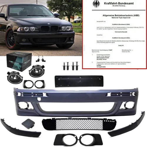 SPORT Stoßstange ABS ohne PDC/SRA+ Nebel Set für BMW E39