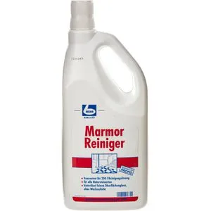 Dr.Becher Steinreiniger 1899000 - Marmor Reiniger Konzentrat, 2 Liter - Haushaltsreinigungsmittel für effektive Reinigung von Naturstein wie Marmor und Schiefer. Erzeugt Oberflächenglanz ohne Wachsschicht und ist ideal für die Grabsteinreinigung.