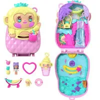 Polly Pocket Ananas Äffchen Spielschatulle, Puppenhaus