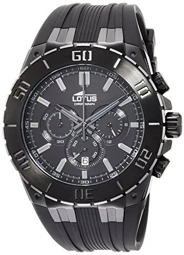 Lotus Herren-Armbanduhr XL Analog Quarz Kautschuk 15803/1