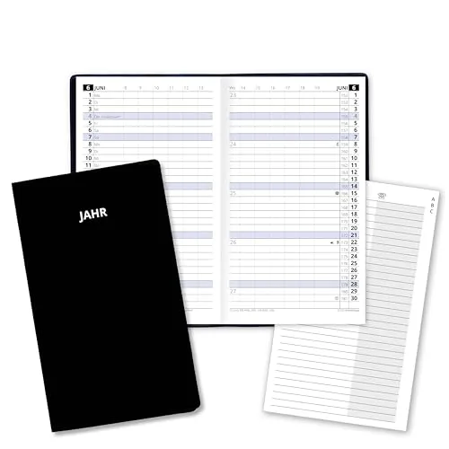 Taschenkalender 2026 Classica klein mit Monatsübersicht von Neuwieder Kalender Verlag GmbH