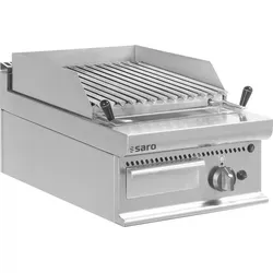 Produktbild SARO Gas-Lavasteingrill Tischmodell E7/BS1BB