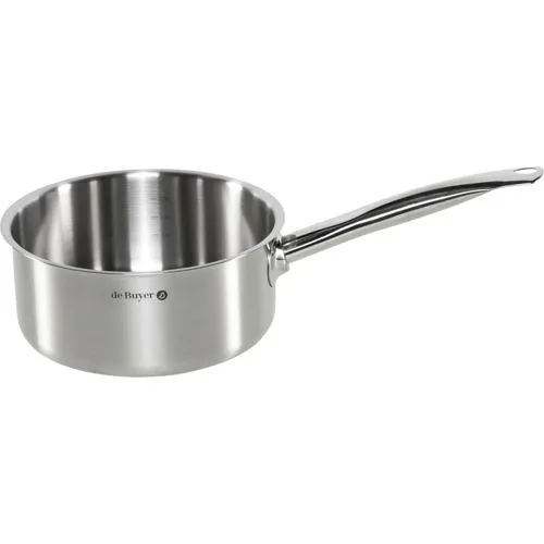 De Buyer PRIM APPETY Kasserolle 20cm - Kochtöpfe, hochwertige Kasserolle aus Edelstahl mit induktionsgeeignetem Boden für gleichmäßige Wärmeverteilung und perfekte Kochergebnisse.