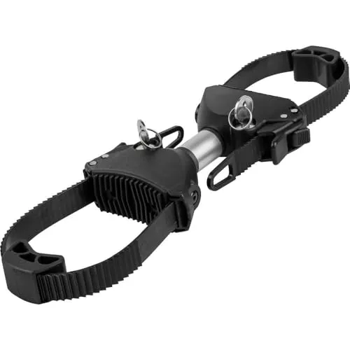 EUFAB 11579 Strap-Rahmenhalter beidseitig, abschließbar, 15 cm Länge