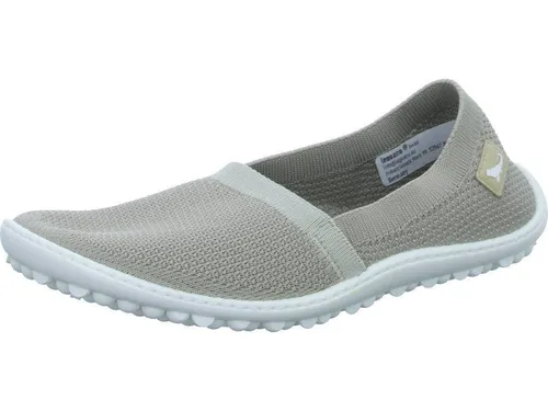 Leguano flair sand Barfußschuh - Minimalschuhe mit Schlupfschuh-Design, ideal für ein natürliches Laufgefühl und optimale Fußfreiheit in Größe 37 und beiger Farbe.