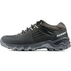 Mammut Wanderschuhe Nova Low IV GTX - Dunkelgrau Damen - Wasserdichte Wanderschuhe aus hochwertigem terracare® Nubukleder, mit flexibler Vibram® Sohle für optimale Trittsicherheit und höchsten Komfort bei Tageswanderungen.