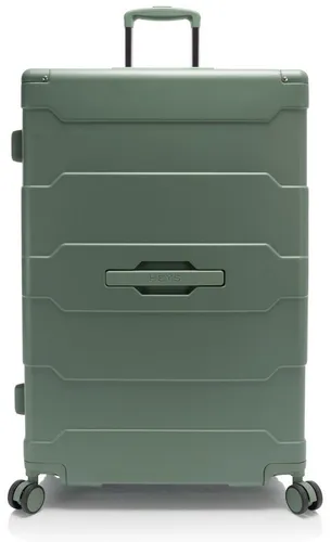 Heys Hartschalen-Trolley ReNew - 4 Rollen, verschiedene Größen, umweltfreundlich - Trolley aus 100% recycelten PET-Flaschen, mit 360° Doppelrollen, TSA-Schloss und 5 Jahren Garantie. Ideal für umweltbewusste Reisende!