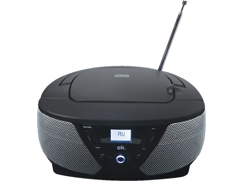 OK. ORC 132-BK Radio mit CD, Schwarz