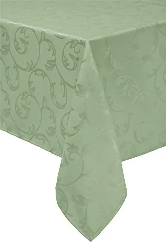 Erwin Müller Tischdecke Greven abwaschbar grün Größe 110x140 cm