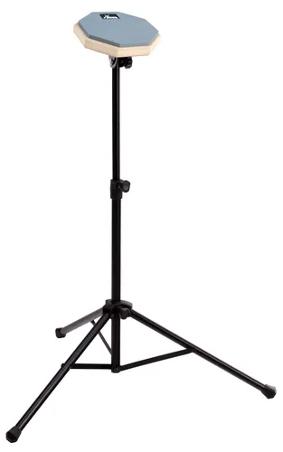 XDrum PPS-1 Practice Pad Ständer Set - Schlagzeug-Zubehör für Percussion, kompakt und leicht, höhenverstellbar von 55 bis 80 cm, inklusive Tasche und Practice Pad für unterwegs.