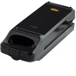 Adler Kontaktgrill AD 3066 - Multifunktionsgerät für Grillen, Toasten und Backen - Sandwichmaker mit 900 W Leistung, ideal für vielseitige Zubereitung von Snacks und Mahlzeiten, platzsparend und einfach zu bedienen.