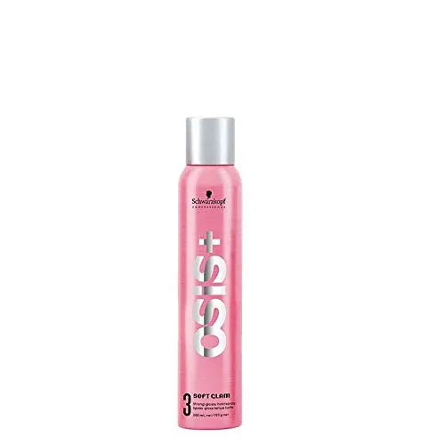 Schwarzkopf OSiS + Soft Glam Strong Glossy Holdspray, 1er Pack (1 x 200 ml)