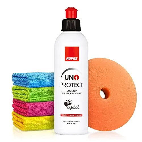 Rupes Uno Protect One-Step Politur (250ml) Autopolitur Set