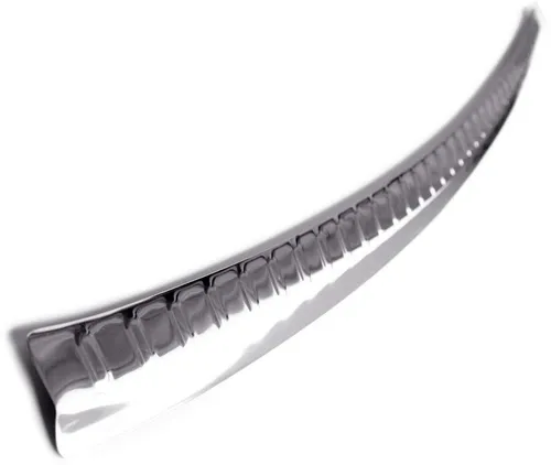 RECAMBO Ladekantenschutz für AUDI A6 C7 4G AVANT - Abdeckblenden mit hochwertigem V2A Edelstahl für perfekten Schutz und exklusive Optik. Einfache Montage dank vormontiertem Spezialklebeband, ideal für Kratzschutz beim Kofferraumbeladen.