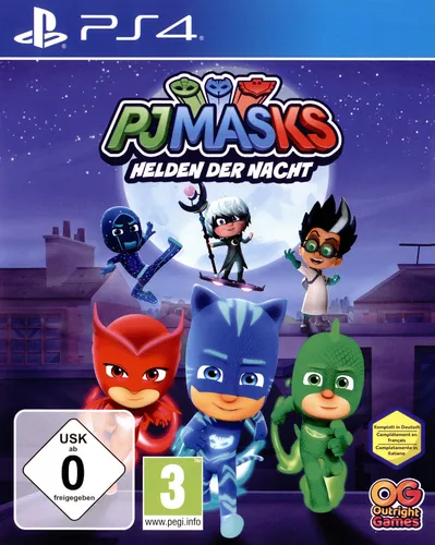 PJ MASKS: Helden der Nacht [PlayStation 4] - Plattform-Abenteuer für kleine Helden, spiele als Catboy, Eulette oder Gecko und entdecke 8 spannende Schauplätze im Kampf gegen Bösewichte!