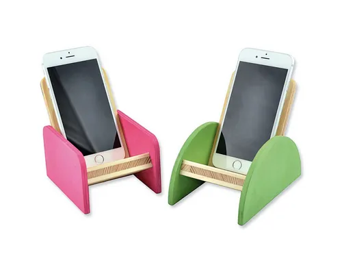 matches21 HOME & HOBBY Handyhalterung Holzbausatz für Kinder Holzbaukasten