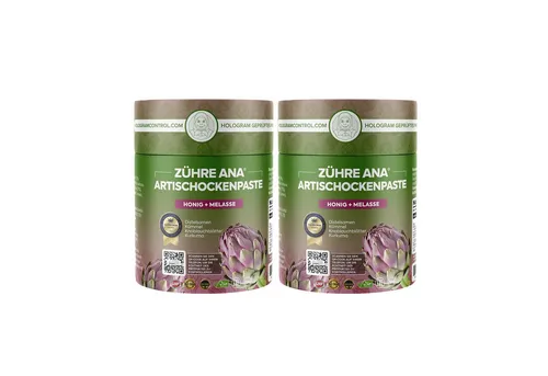 Zühre Ana® Artischockenpaste - Zusatz von Honig und Melasse Natürliche Paste Paste, 480 g, Artischockenpaste - natürlicher Geschmack und reiche Nährstoffe