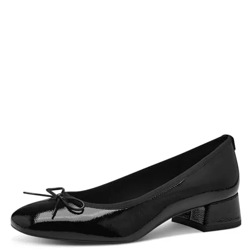 Tamaris Damen Klassische Pumps mit TOUCHit-Fußbett - Damen-Pumps mit komfortablem TOUCHit-Fußbett, ideal für elegantes Büro-Outfit oder besondere Anlässe. Hochwertiges Leder und stilvoller Blockabsatz sorgen für perfekten Tragekomfort.