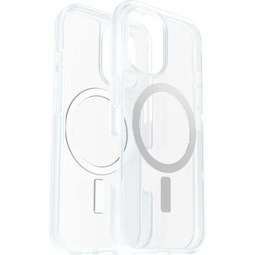 OtterBox React MagSafe Apple iPhone 16 - transparente ultradünne Schutzhülle, nahtlos kompatibel mit MagSafe und kabellosem Laden