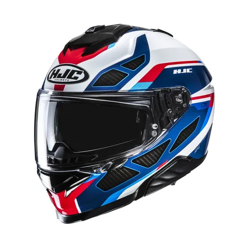 HJC i71 Zest Integralhelm in Weiß-Blau-Rot, Größe S von HJC Helmets