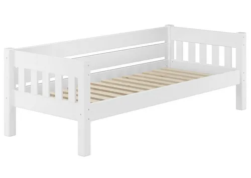 ERST-HOLZ Bett Couchbett Einzelbett Kiefer Weiß 90 x 200 von Erst-Holz