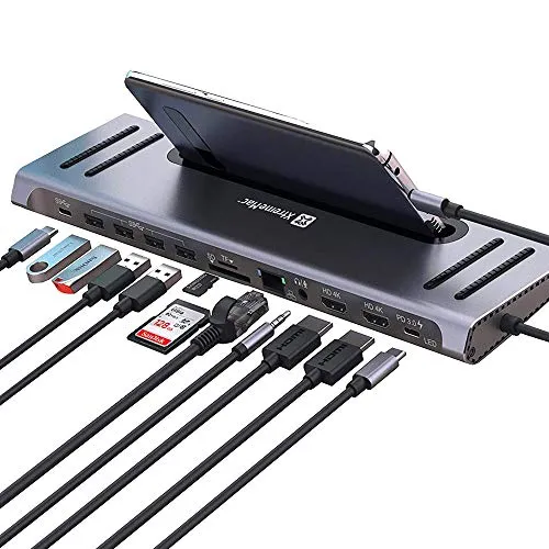 XtremeMac XWH-CDH-13 Laptop-Dockingstation Type-C Hub Station