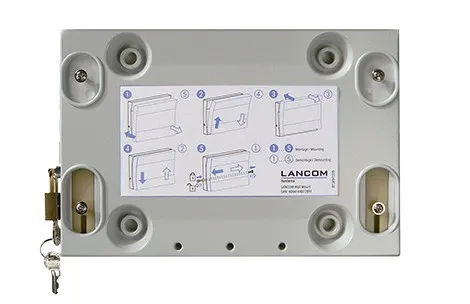 LANCOM Wall Mount (White) - Praktische Wandhalterung für LANCOM Geräte, optimiert für platzsparende Installation und einfache Montage.