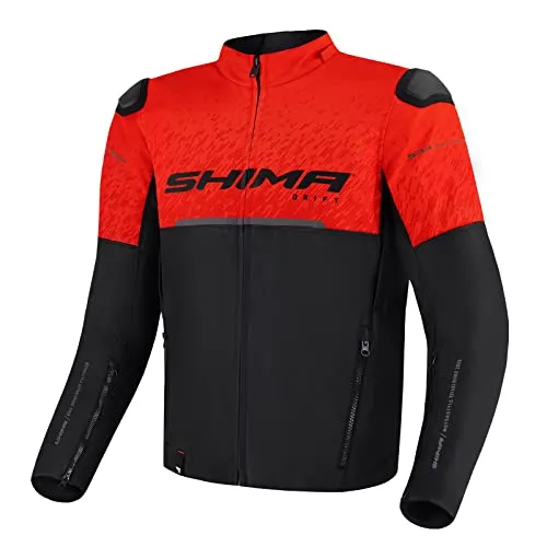 SHIMA DRIFT Motorradjacket für Herren mit Protektoren - Schutzjacke für Motorradfahrer, leicht mit Wabenstruktur-Protektoren für optimale Luftzirkulation und Komfort, ideal für Sommerfahrten.