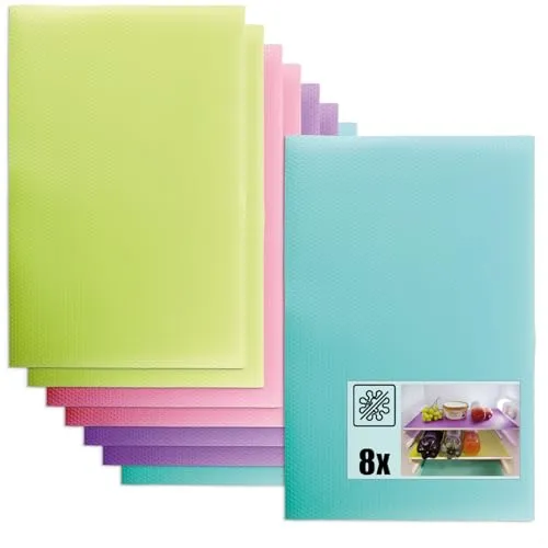 Wilhelm Sell® 8x Schubladen- und Kühlschrankmatten