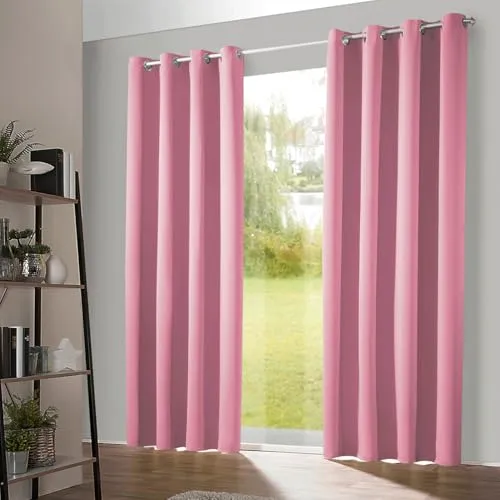 heimtexland Verdunkelungsvorhang in pink von Heimtexland