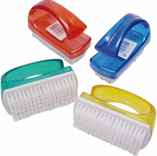 Handbürste Handwaschbürste 4 Stück 9x6cm offener Bügel in versch.Farben 95065060