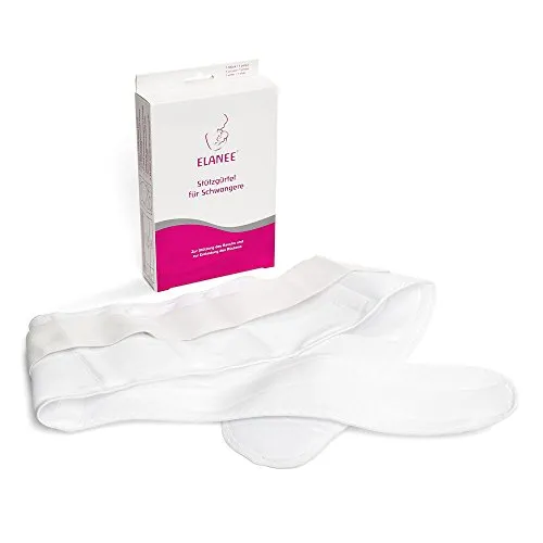 ELANEE Stützgürtel für Schwangere, entlastet die Rücken- und Beckenbodenmuskulatur, gegen Rückenschmerzen (Größe L) (753-00)