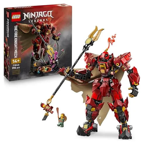 LEGO® NINJAGO® Der Feuerritter-Mech - Lego Set für spannende Duelle, inklusive Mech und Monster, fördert kreatives Spiel und Geschicklichkeit.