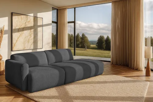 Home affaire 2-Sitzer Myrland Kompaktsofa, Breite 263 cm, Chenille, Easy Clean Stoff, mit Kaltschaum