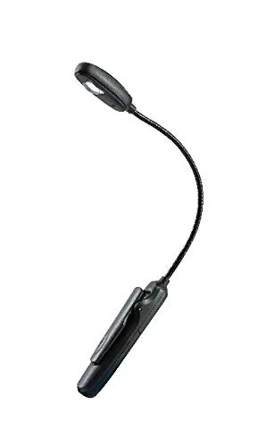 K&M 12258 Buch- und Leseleuchte schwarz von K&M