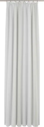 Cremefarbener Vorhang mit Streifen und Faltenband - 300x145 cm - Gardinen & Vorhänge, eleganter Stil mit Faltenband für eine ansprechende Optik und einfache Montage, ideal für Wohnräume.