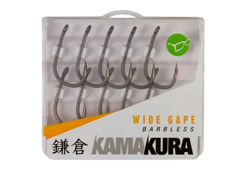 Korda Karpfenhaken Korda Kamakura Wide Gape Barbless - 10 Karpfenhaken