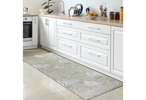 Carpetia Küchenläufer Küchenteppich Modern, rechteckig, Höhe: 5 mm, rutschhemmender Rücken, pflegeleicht, robust