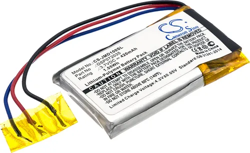 TECHTEK Akku Kompatibel mit [JBL] GO FF, JBL Go, JBLGOBLK Ersetzt GSP072035