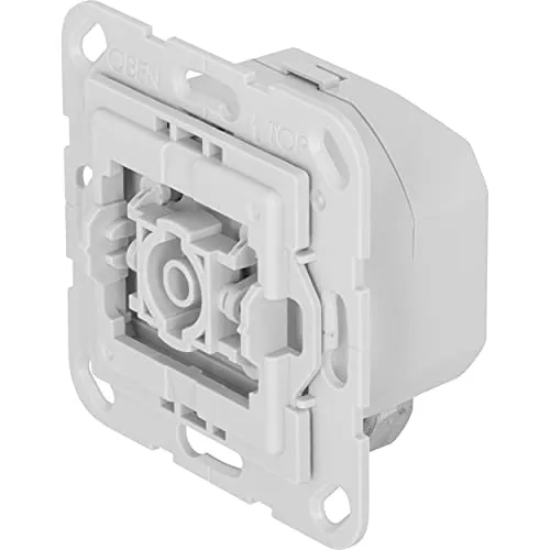 TechniSat Ein-/Ausschalter-Einsatz mit Flächenwippe - Funk-Wandsender zur Lichtsteuerung, Z-Wave Plus für Smart Home, ermöglicht Stromverbrauchsermittlung und zeitgesteuerte Szenen.