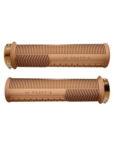 Peaty's Monarch-Griffe – Gummi/pilz/dünn – Trail-Komfort, langlebig, ergonomische Fingerstangen, unterstützt Daumenpolster, ganztägiges Reiten, jedes Wetter und Gelände, MTB Enduro Downhill E-Bike