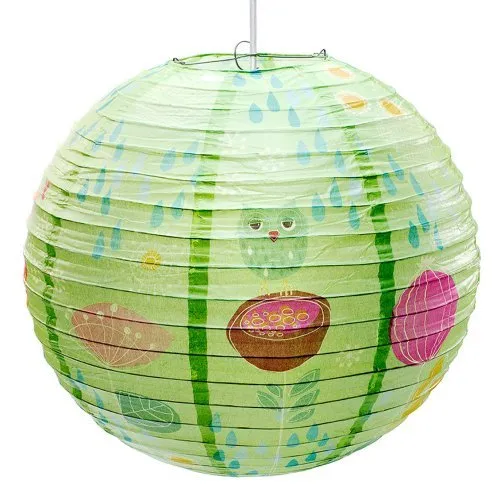 Papier-Laterne Papier Lampenschirm Kinderzimmerlampe Wendekreis Early Bird 40 cm
