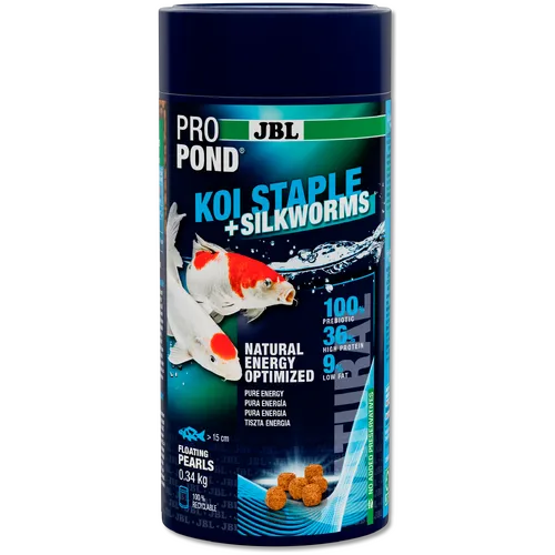 JBL ProPond Koi Staple+Silkworms 1000ml