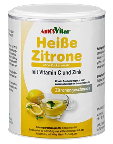 AMOSVITAL Heiße Zitrone mit Vitamin C + Zink (1)