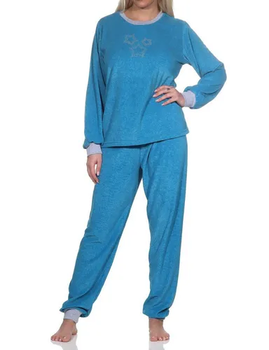 Normann Pyjama Normann Damen Frottee Schlafanzug Loungewear - auch in Übergröße