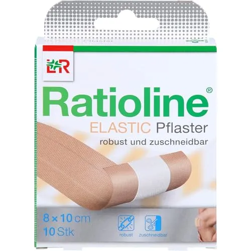 Produktbild RATIOLINE elastic Wundschnellverband 8 cmx1 m 1 St