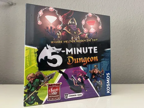 KOSMOS 5-Minute Dungeon – Realtime-Spiel für 2-5 Spieler - Gesellschaftsspiel mit hektischem Teamplay, ideal für Freunde und Familie. In nur 5 Minuten Monster besiegen und Herausforderungen meistern!